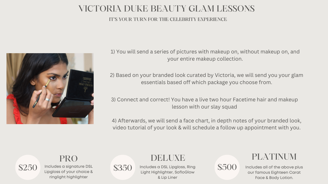 Victoria Duke Beauty Glam Lessons